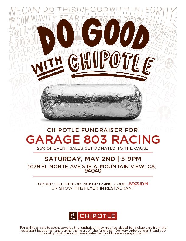 Chipotle Fundraising Flyer